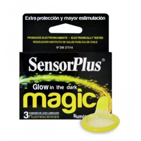 Condones Sensorplus Diferentes Sabores Caja De 3 Unidades